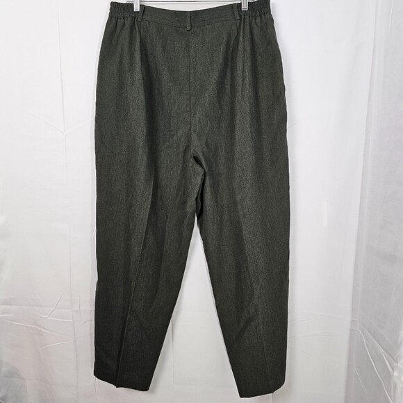 Vintage Spiegel For You Dress Pants Womens 20 36x27 Gray Tweed Office Bottoms - Picture 2 of 8